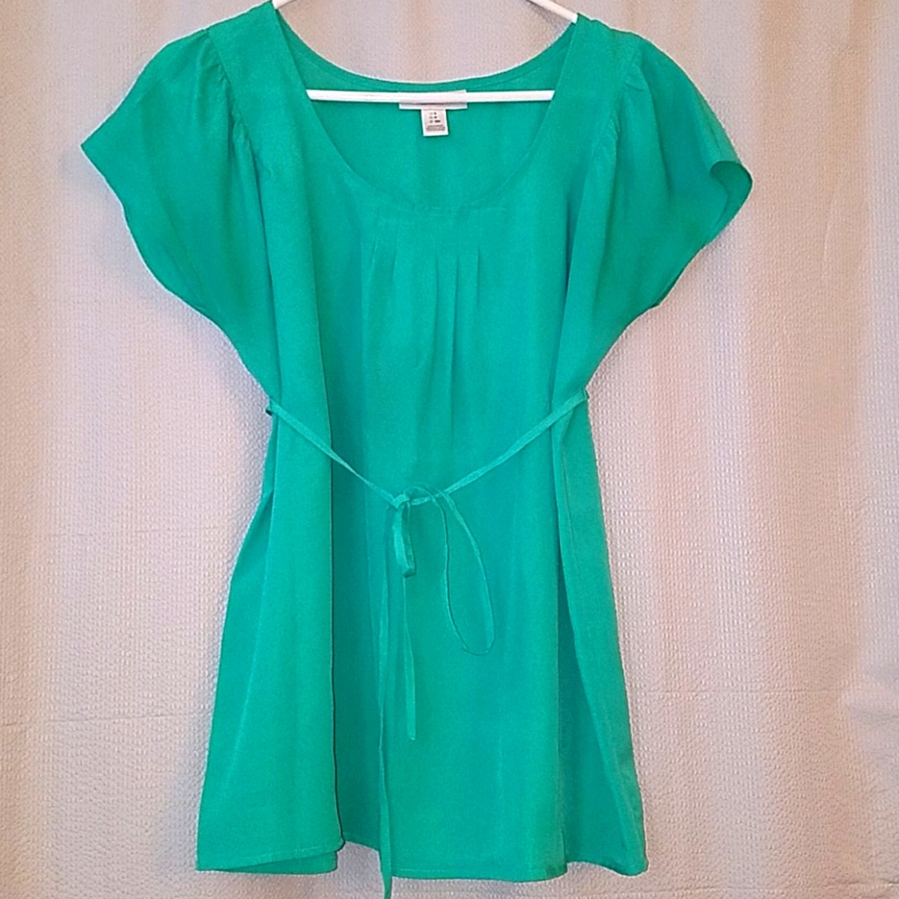 Motherhood maternity blouse in kelly green